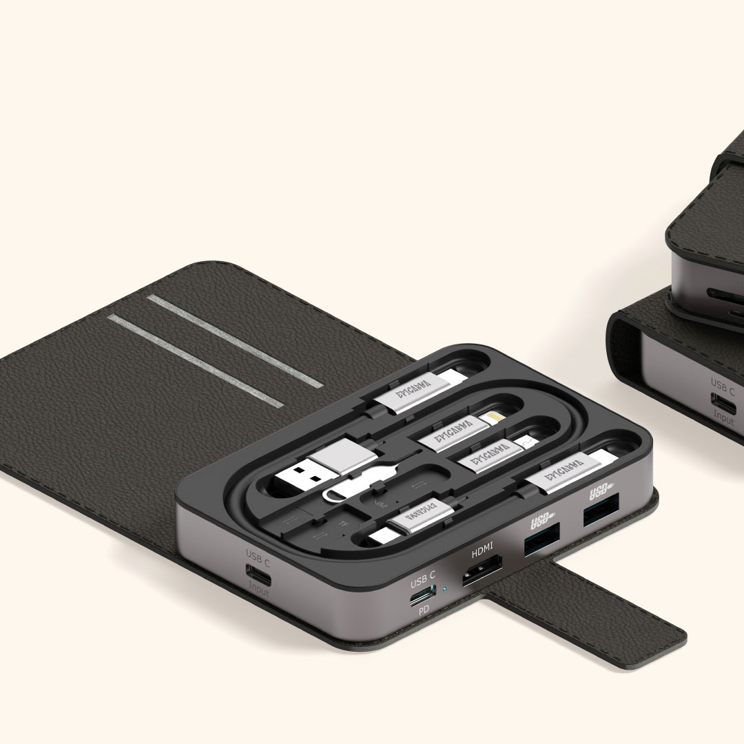 Multi-Functional USB-C Hub & Cable Kit