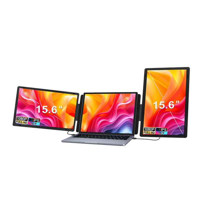 EpicArma S9H Portable Triple Monitor for Laptop 15.6"