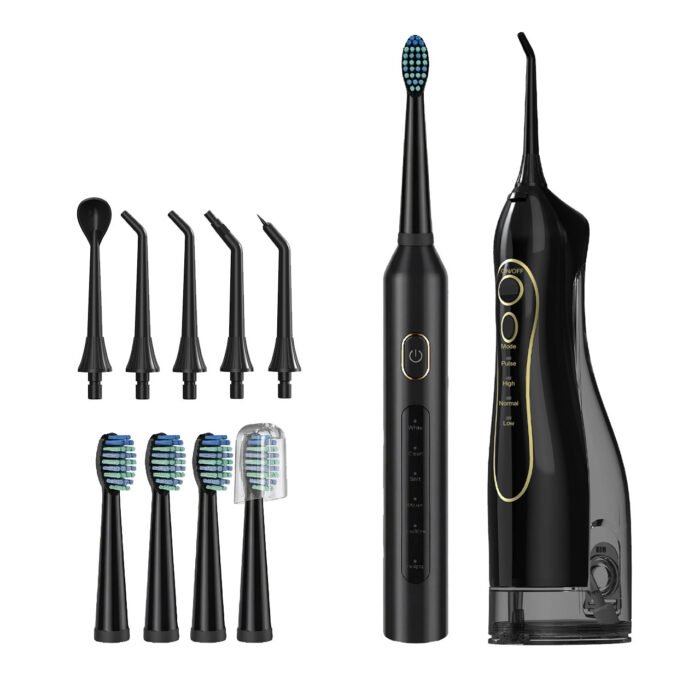 Oral Care Combo Electric Toothbrush & Oral Irrigator T5+F5