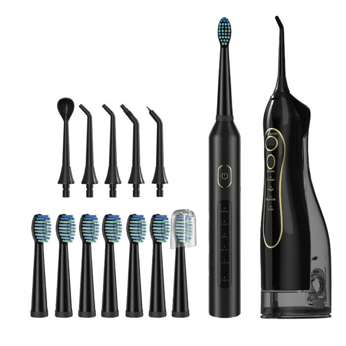 Oral Care Combo Electric Toothbrush & Oral Irrigator T5+F5