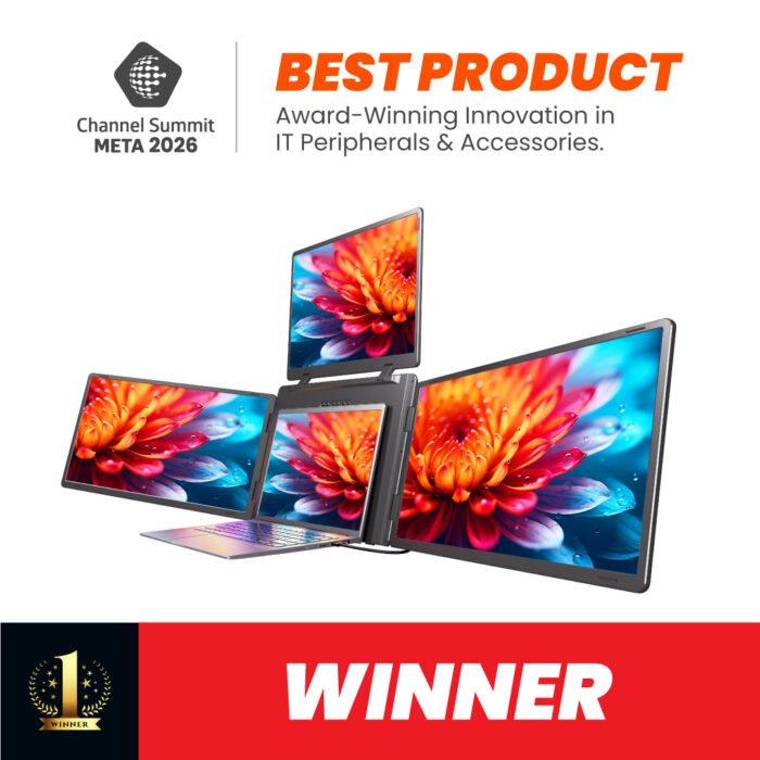 Portable Quad-Screen Monitor S999 18.5 Inch